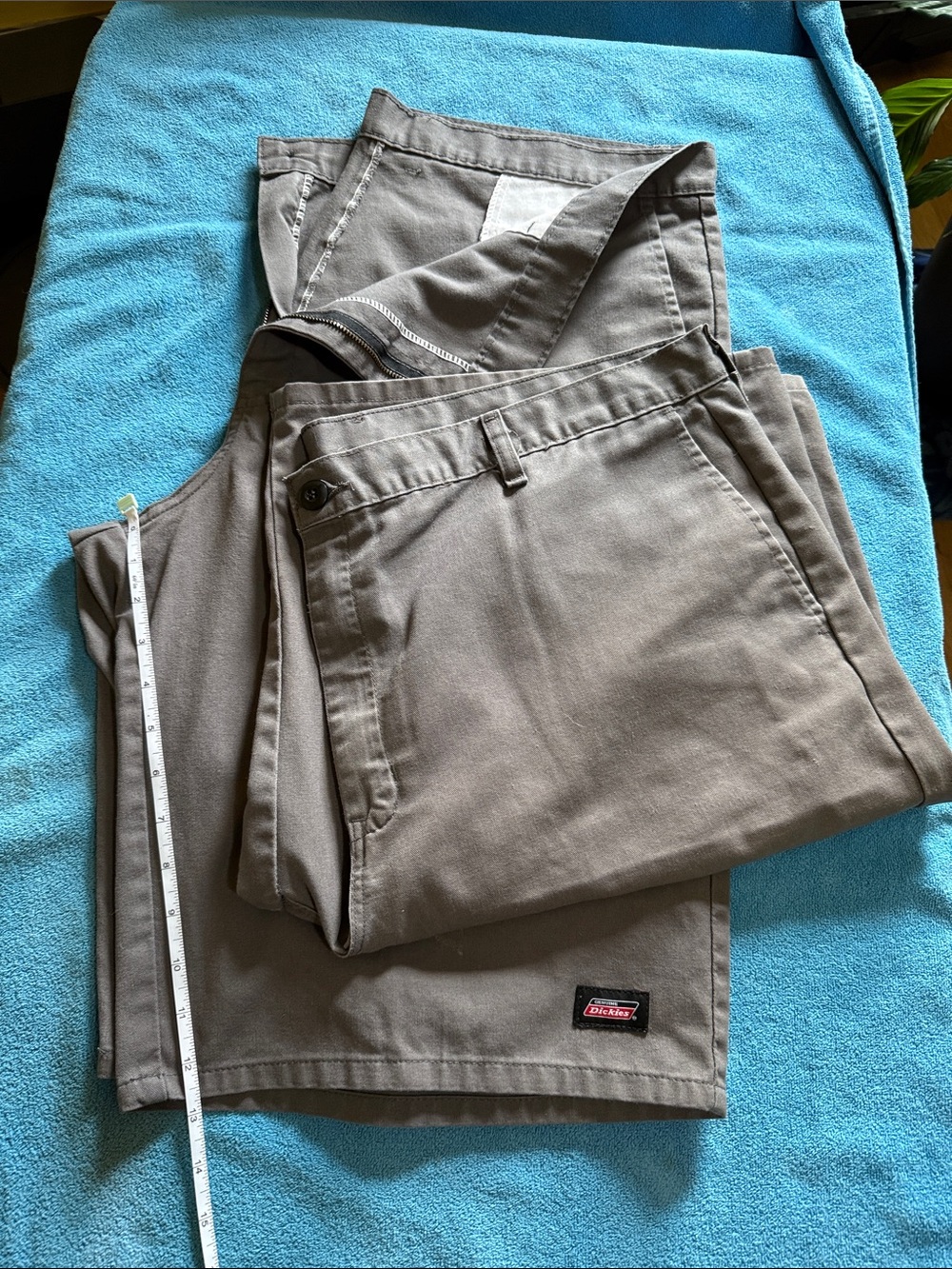 Dickies Men's Flat Front Shorts in Taupe Brown